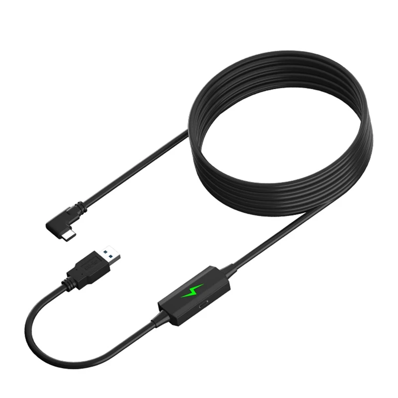 Беспроводной последовательный кабель 5 Гбит/с, зарядный кабель 5 м, USB3.2 Gen2 к Type-C для Quest 2, кабель VR-гарнитуры для PICO 4
Беспроводной последовательный кабель 5 Гбит/с, зарядный кабель 5 м, USB3.2 Gen2 к Type-C для Quest 2, кабель VR-гарнитуры для PICO 4