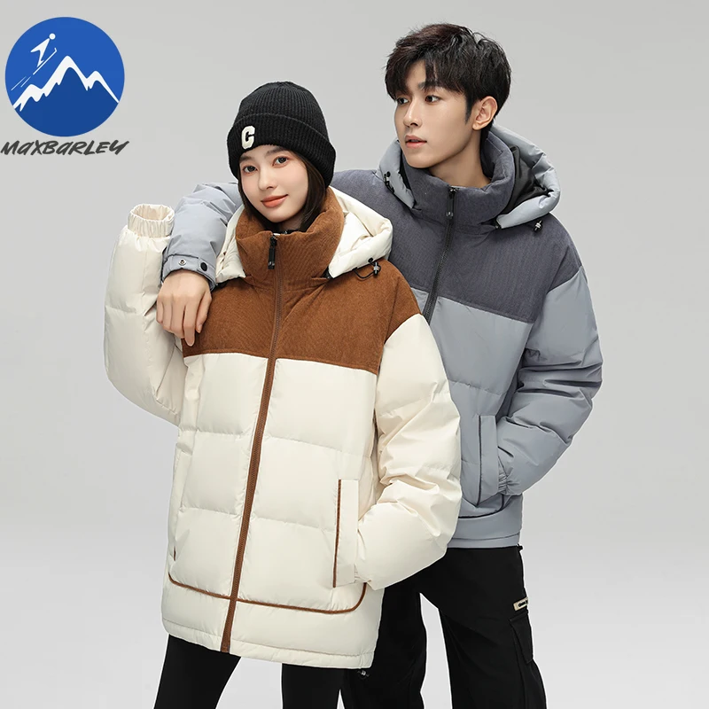 Maxbarley Puffer Jacket Splicing Unisex Snow Warm Thick Padded Overcoat Men Casual Korean Style Fashion Winter Puffer Jacket
Maxbarley Puffer Jacket Splicing Unisex Snow Warm Thick Padded Overcoat Men Casual Korean Style Fashion Winter Puffer Jacket