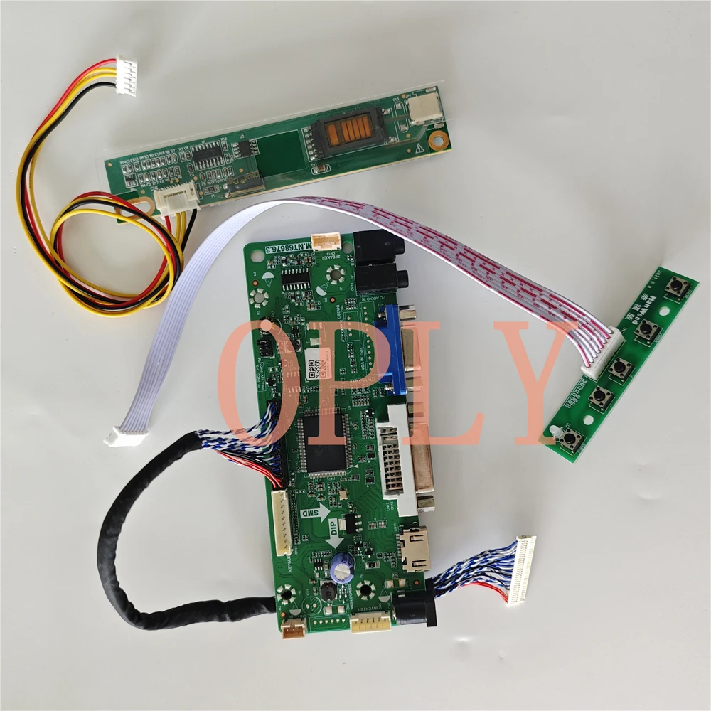 M.NT68676 Комплект платы контроллера HDMI-совместимый VGA DVI для B154EW08 B154EW04 15,4-дюймовый ЖК-экран, светодиодный монитор 1280X800 DIY
M.NT68676 Комплект платы контроллера HDMI-совместимый VGA DVI для B154EW08 B154EW04 15,4-дюймовый ЖК-экран, светодиодный монитор 1280X800 DIY