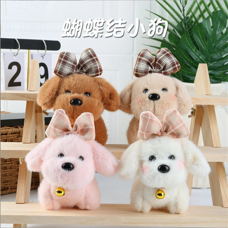 15cm Bow Bell Puppy Plush Toy Keychain Cute Dog Doll Pendant Soft Puppy Plushie for Pet Lovers
15cm Bow Bell Puppy Plush Toy Keychain Cute Dog Doll Pendant Soft Puppy Plushie for Pet Lovers
