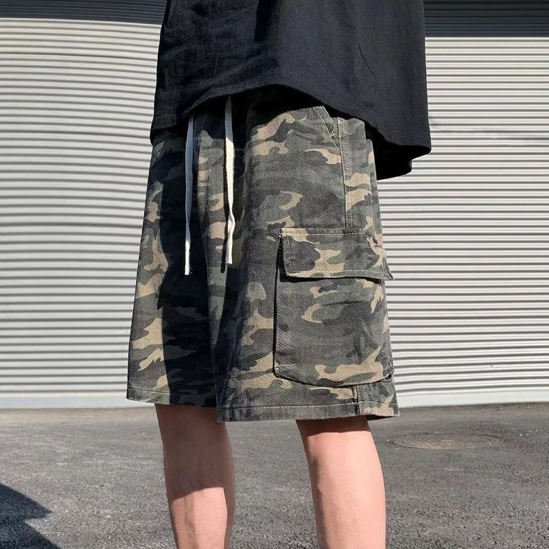 Men's Summer Vintage Camo Cargo Shorts Streetwear Loose Fit Baggy Denim Overalls Wide Leg Casual Five Pocket Workwear
Men's Summer Vintage Camo Cargo Shorts Streetwear Loose Fit Baggy Denim Overalls Wide Leg Casual Five Pocket Workwear