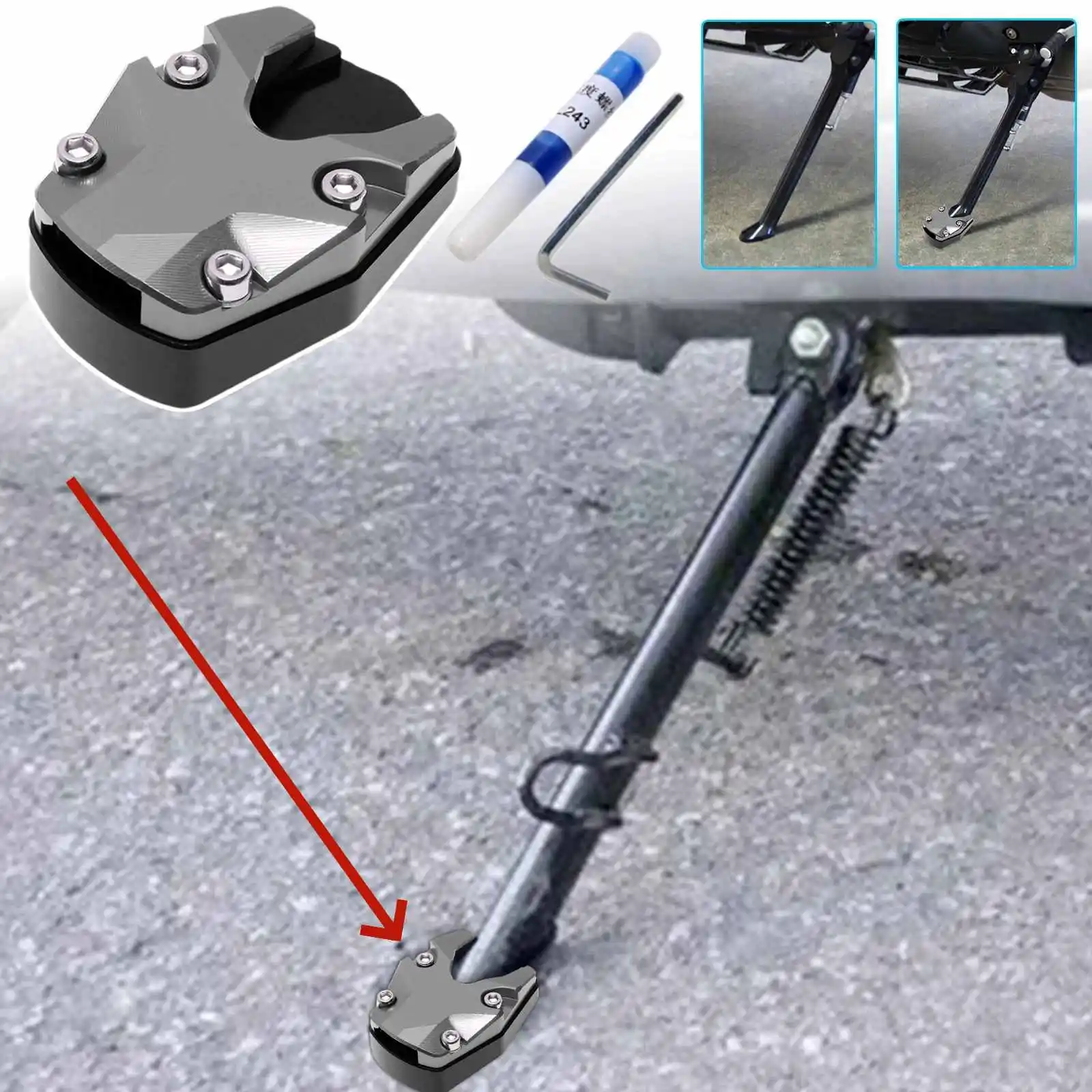Durable Motorcycle Extension Heavy-Duty Support Plate With Non-Slip Pad Enhances Stability For Bikes And Motorbikes
Durable Motorcycle Extension Heavy-Duty Support Plate With Non-Slip Pad Enhances Stability For Bikes And Motorbikes