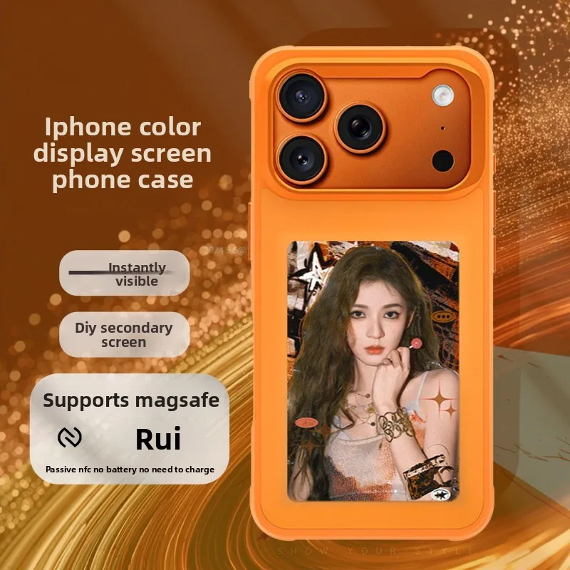 E-Ink Display Phone Case for IPhone 13/14/15/16/17 Pro Max Magnetic Couple Phone Protective Cover Gift for Companion
E-Ink Display Phone Case for IPhone 13/14/15/16/17 Pro Max Magnetic Couple Phone Protective Cover Gift for Companion