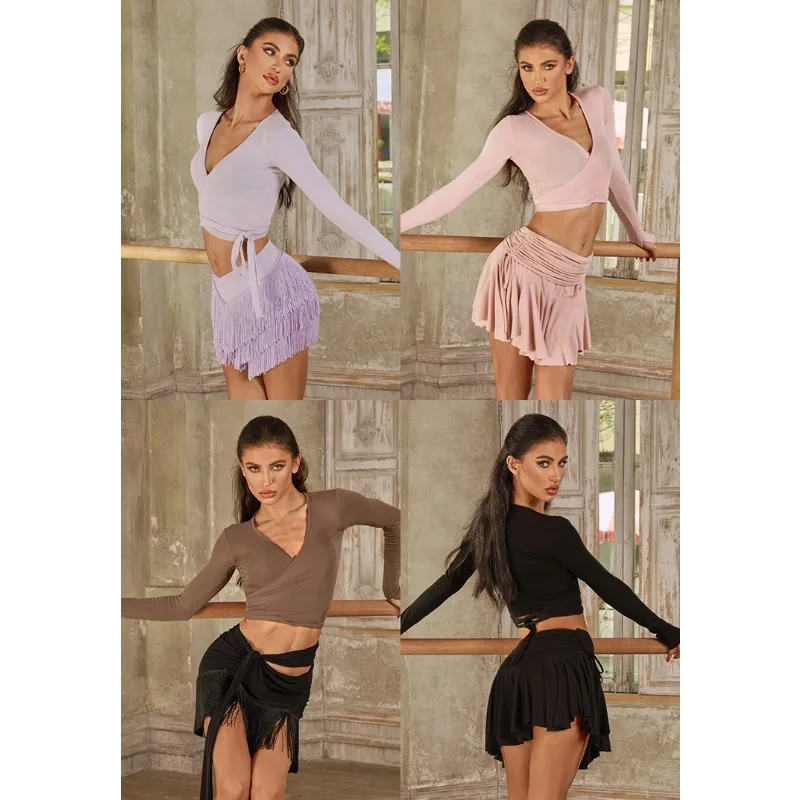 Индивидуальный костюм для латинских танцев ZYM с верхним ремешком, тренировочное платье, женская регулируемая женская одежда 24078, одежда для танцев
Индивидуальный костюм для латинских танцев ZYM с верхним ремешком, тренировочное платье, женская регулируемая женская одежда 24078, одежда для танцев