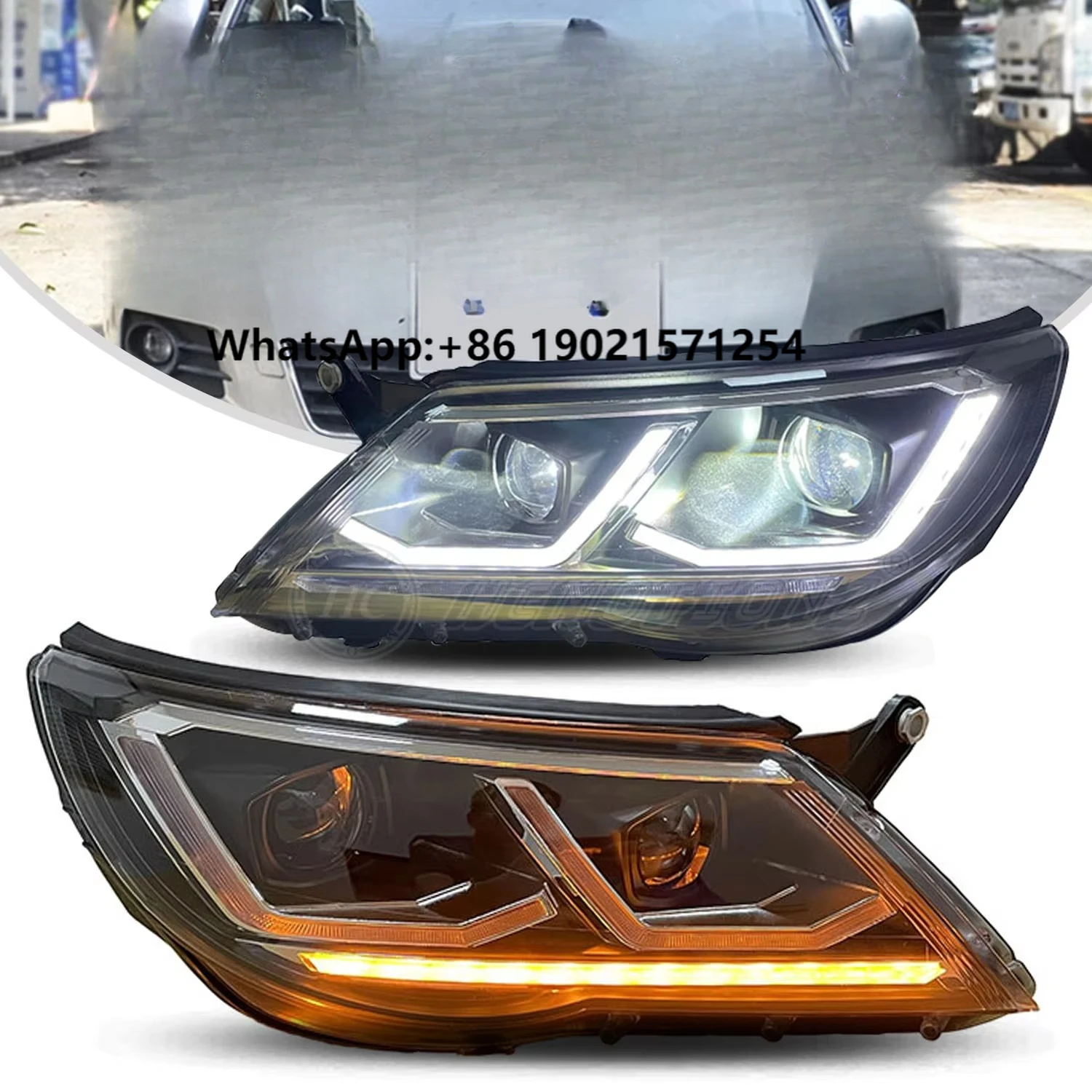 HCMOTIONZ Car Assembly Accessories Front Lamps VW 2009-2011 Start up Animation DRL LED Headlights for Tiguan
HCMOTIONZ Car Assembly Accessories Front Lamps VW 2009-2011 Start up Animation DRL LED Headlights for Tiguan