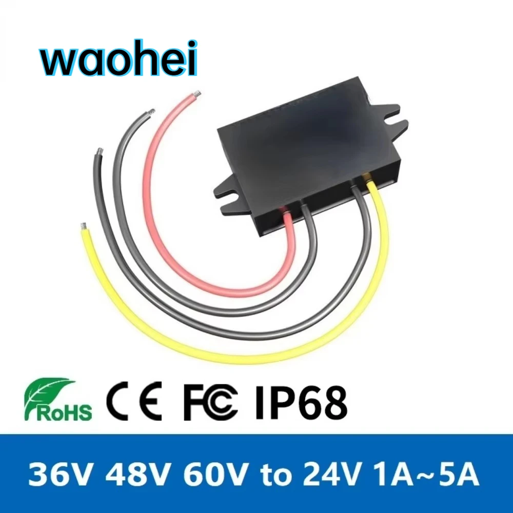 36V 48V 60V to 24V 1A-5A DC DC Power Converter Step Down Voltage Regulator 36 48 60Volt Buck 24Volt Auto Car Vehicle Transformer
36V 48V 60V to 24V 1A-5A DC DC Power Converter Step Down Voltage Regulator 36 48 60Volt Buck 24Volt Auto Car Vehicle Transformer