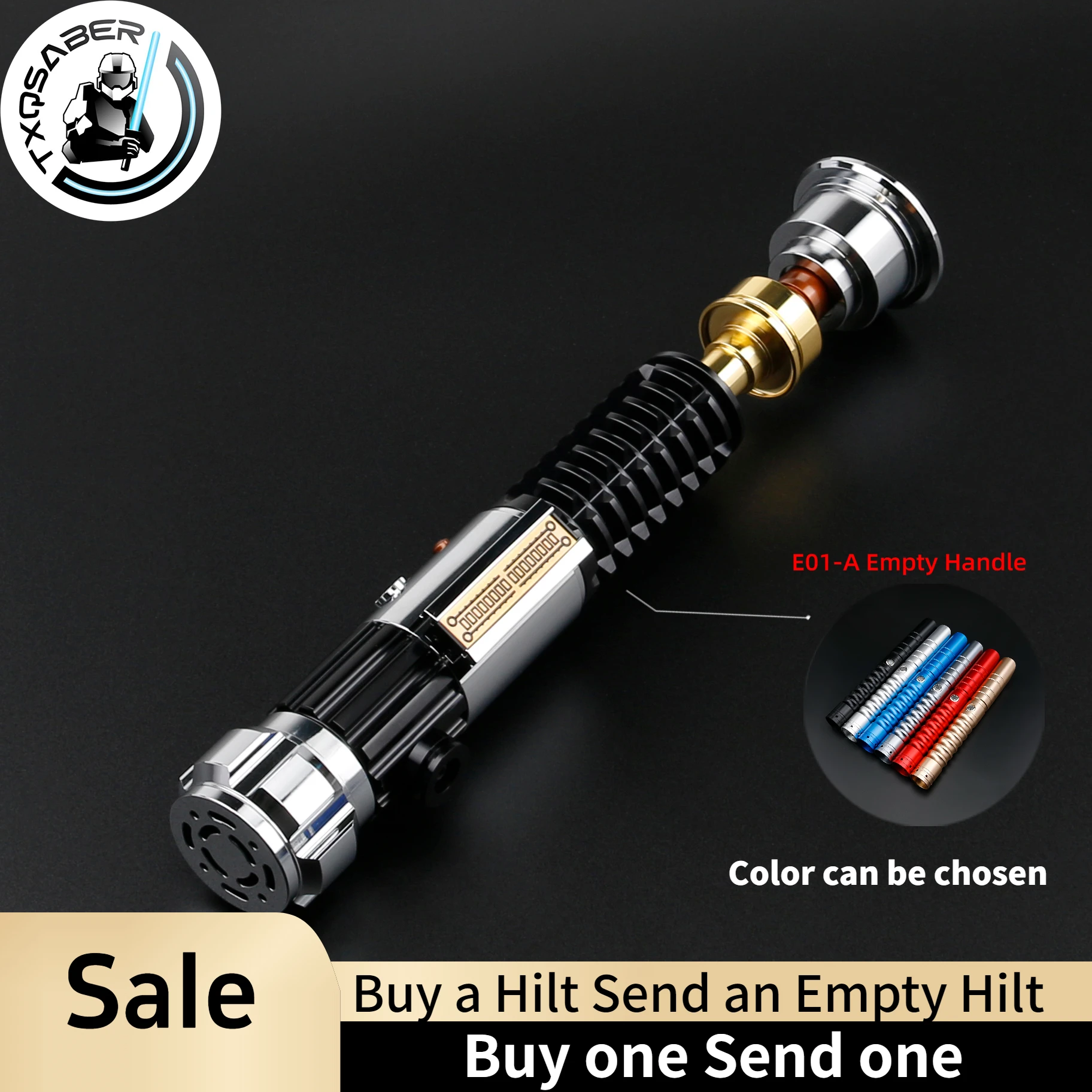 TXQSABER Lightsaber Obi-Wan Series SDRGB Pixel no Blade Metal Hilt Heavy Dueling Light Saber Parts Lasersword for Cosplay Toys
TXQSABER Lightsaber Obi-Wan Series SDRGB Pixel no Blade Metal Hilt Heavy Dueling Light Saber Parts Lasersword for Cosplay Toys
