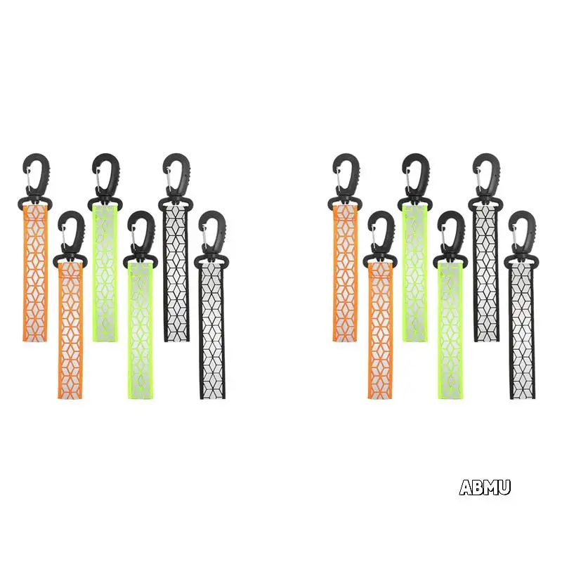12Pcs Reflective Strips, Safety Reflector Pendants Reflective Pendants Safety Key Chains For Backpack Clothes Cycling
12Pcs Reflective Strips, Safety Reflector Pendants Reflective Pendants Safety Key Chains For Backpack Clothes Cycling