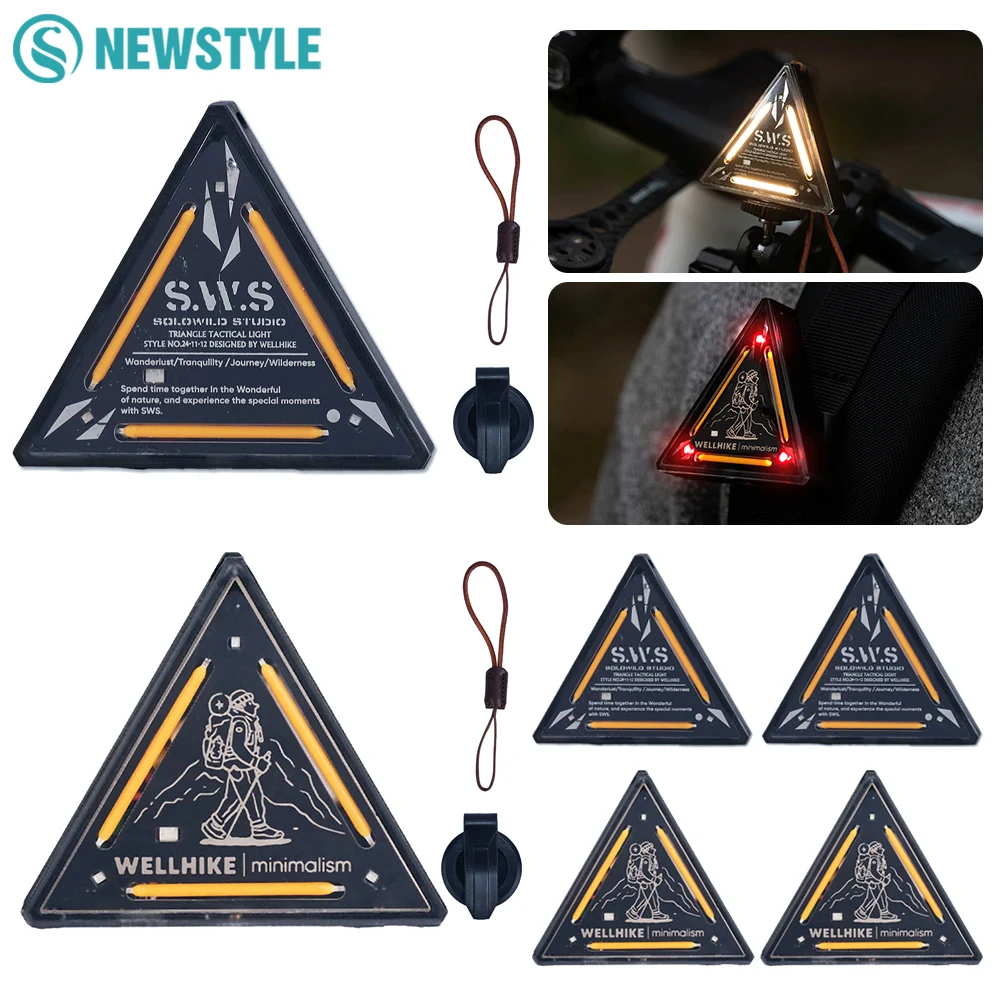 Portable Tactics Triangle Light Outdoor Camping Small Light Rechargeable Magnetic Back Design Warning Lamp Hat Clip Lanyard Hiki
Portable Tactics Triangle Light Outdoor Camping Small Light Rechargeable Magnetic Back Design Warning Lamp Hat Clip Lanyard Hiki