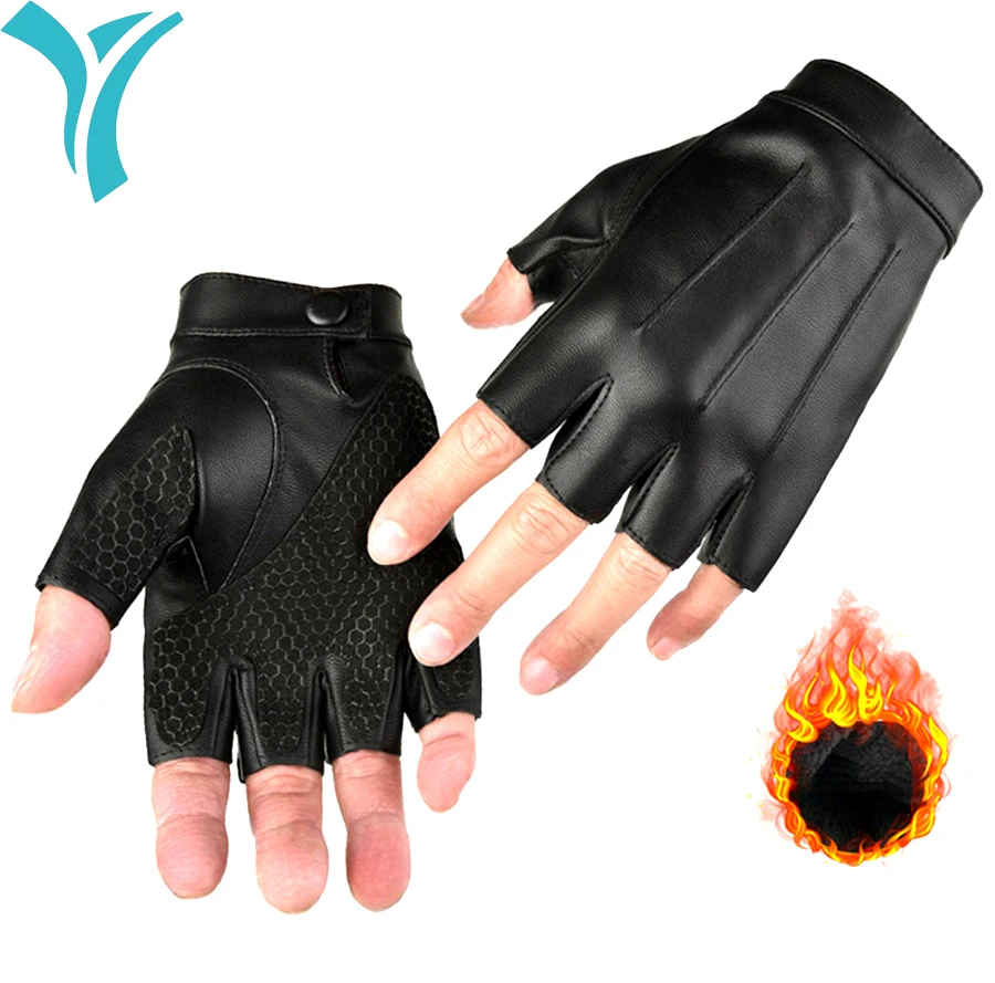 1 Pair Fingerless Driving PU Leather Gloves,Outdoor Sport Half Finger with Anti-Slip Layer Glove for Men and Women for Motorcycl
1 Pair Fingerless Driving PU Leather Gloves,Outdoor Sport Half Finger with Anti-Slip Layer Glove for Men and Women for Motorcycl