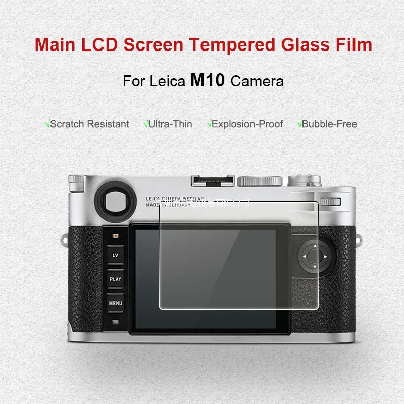 1PCS Camera Tempered Glass Film Screen Protector for Leica M10 M10-P M10-R M10-M M10-D
1PCS Camera Tempered Glass Film Screen Protector for Leica M10 M10-P M10-R M10-M M10-D