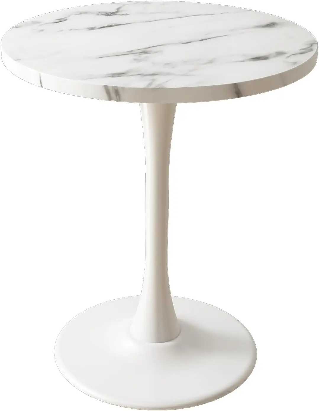 White Marble Round Dining Table 24 Circle Tulip Table with Thickened Tabletop Sturdy Metal Pedestal Mid Century Modern Leisure
White Marble Round Dining Table 24 Circle Tulip Table with Thickened Tabletop Sturdy Metal Pedestal Mid Century Modern Leisure