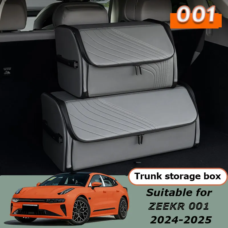 Для ZEEKR 001 2025 2024, ящик для хранения багажника автомобиля, водонепроницаемая сумка, подставка для багажника, напольный коврик, кожаная сумка для хранения, аксессуары
Для ZEEKR 001 2025 2024, ящик для хранения багажника автомобиля, водонепроницаемая сумка, подставка для багажника, напольный коврик, кожаная сумка для хранения, аксессуары