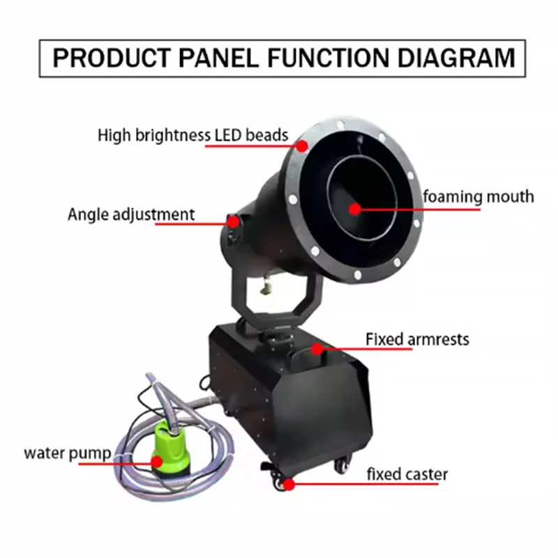 Standing Spray Foam Machine Summer Foam Party Water Park Outdoor Waterproof Large Bar Foam Machine
Standing Spray Foam Machine Summer Foam Party Water Park Outdoor Waterproof Large Bar Foam Machine
