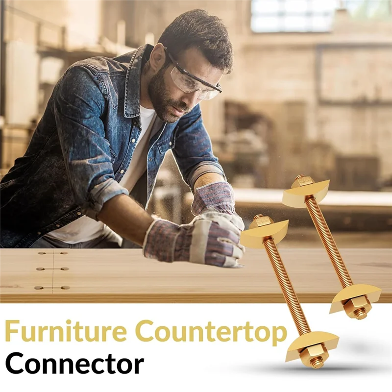 (Guaranteed) 12Pcs Countertop Connector Bolts, M8x100mm Countertop Joint Fasteners, Furniture Fastening Connectors
(Guaranteed) 12Pcs Countertop Connector Bolts, M8x100mm Countertop Joint Fasteners, Furniture Fastening Connectors