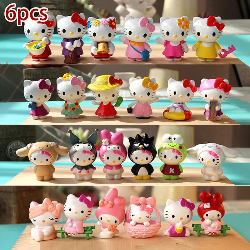 Экшн-фигурка Sanrio 6 шт., украшение для торта, настольная игрушечная машинка, детские подарки
Экшн-фигурка Sanrio 6 шт., украшение для торта, настольная игрушечная машинка, детские подарки