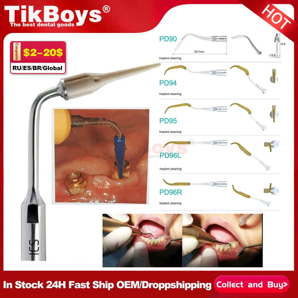 Dental Universal Restoration Maintenance Ultrasonic Tips Safe P94 Cleaning Implant Abutments Porcelain For Woodpecker EMS Scaler
Dental Universal Restoration Maintenance Ultrasonic Tips Safe P94 Cleaning Implant Abutments Porcelain For Woodpecker EMS Scaler