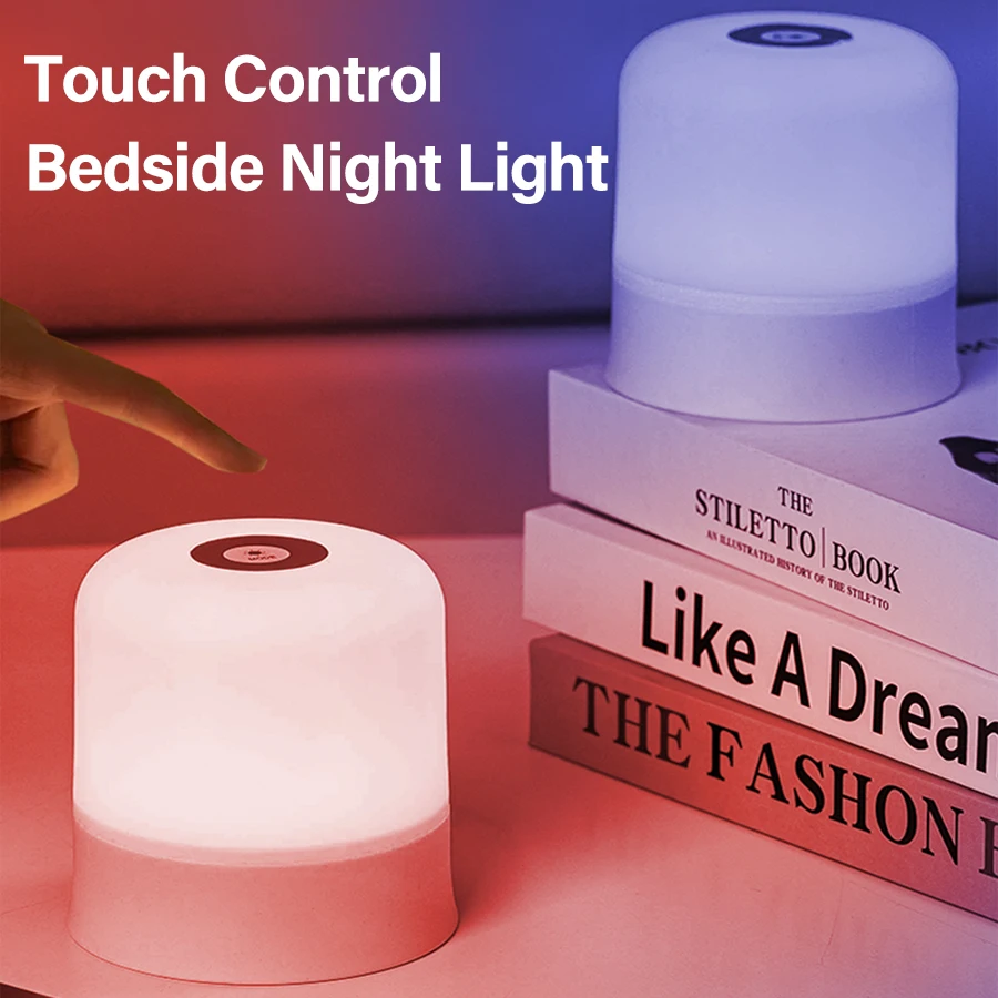 3/13 Color Dimmable LED Night Light, Bedroom Lighting, Desktop Decoration Light, Remote Control Touch LED Reading Desk Lamp
3/13 Color Dimmable LED Night Light, Bedroom Lighting, Desktop Decoration Light, Remote Control Touch LED Reading Desk Lamp