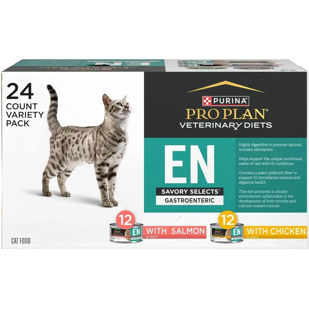 ina EN Gastroenteric eline ormula Savory Selects in Sauce Variety Pack Wet Cat ood - (Pack o 24) 5.5 oz. Cans
ina EN Gastroenteric eline ormula Savory Selects in Sauce Variety Pack Wet Cat ood - (Pack o 24) 5.5 oz. Cans