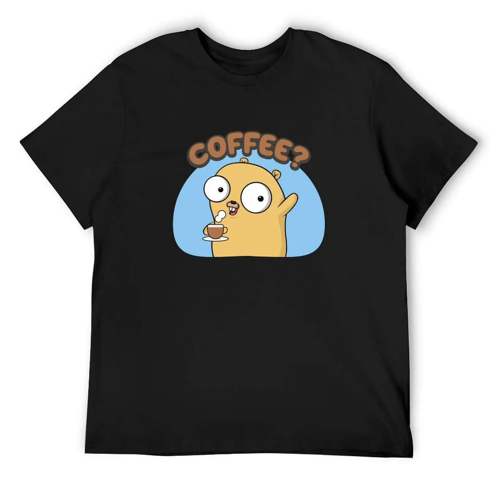 Golang Gopher Offering a Cup of Coffee T-Shirt heavyweights vintage clothes summer tops Luxury man men t shirts
Golang Gopher Offering a Cup of Coffee T-Shirt heavyweights vintage clothes summer tops Luxury man men t shirts