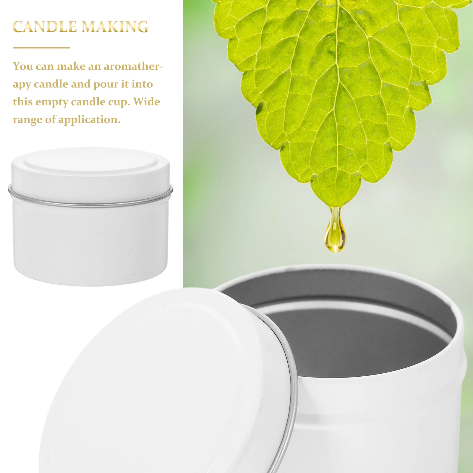 4Pcs Empty Jars Metal Containers Small Round DIY Making Storage Holders for Aromatherapy Metal Can 
4Pcs Empty Jars Metal Containers Small Round DIY Making Storage Holders for Aromatherapy Metal Can