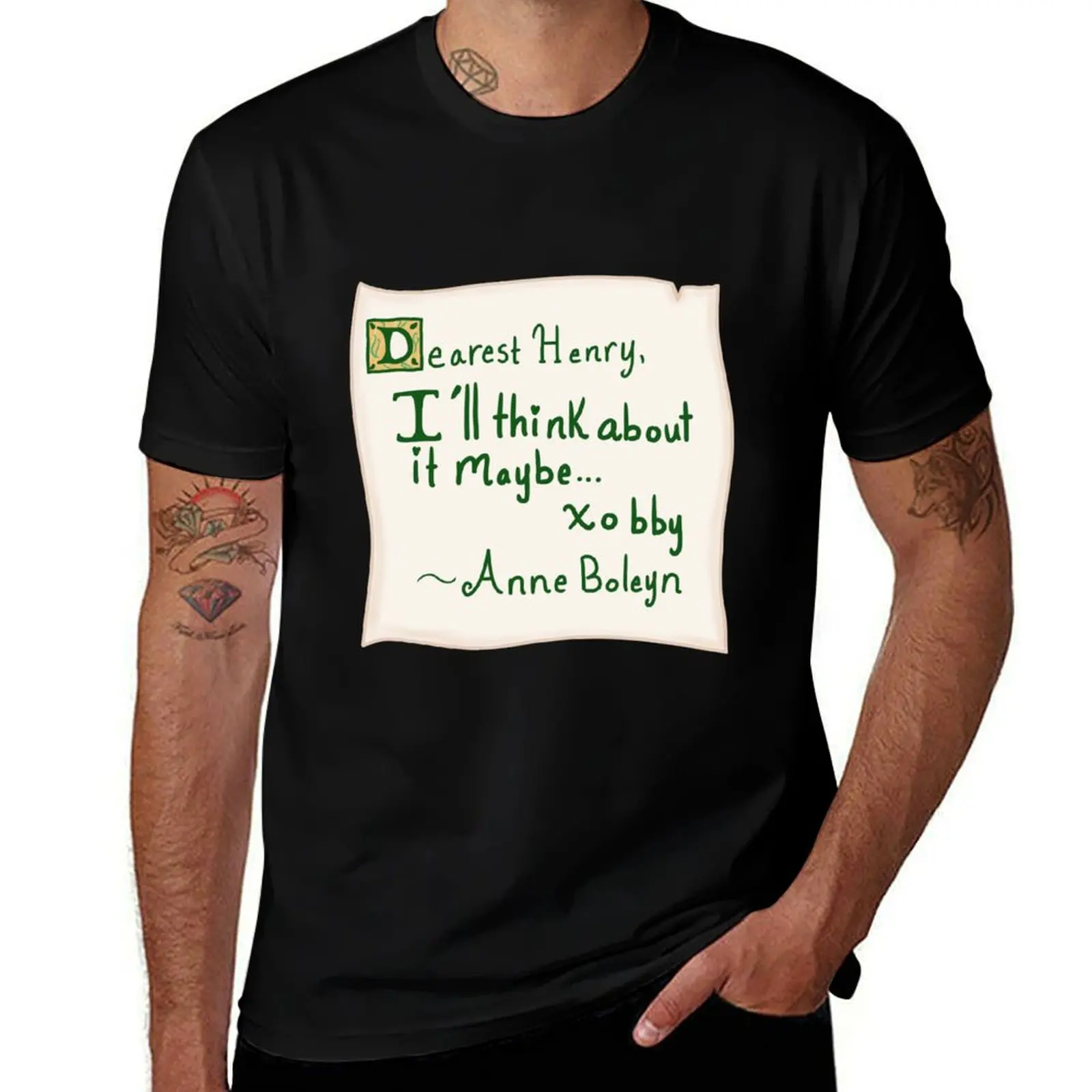 Anne Boleyn's Letter (Six the Musical) T-Shirt graphic tee shirt summer clothes mens graphic t-shirts
Anne Boleyn's Letter (Six the Musical) T-Shirt graphic tee shirt summer clothes mens graphic t-shirts