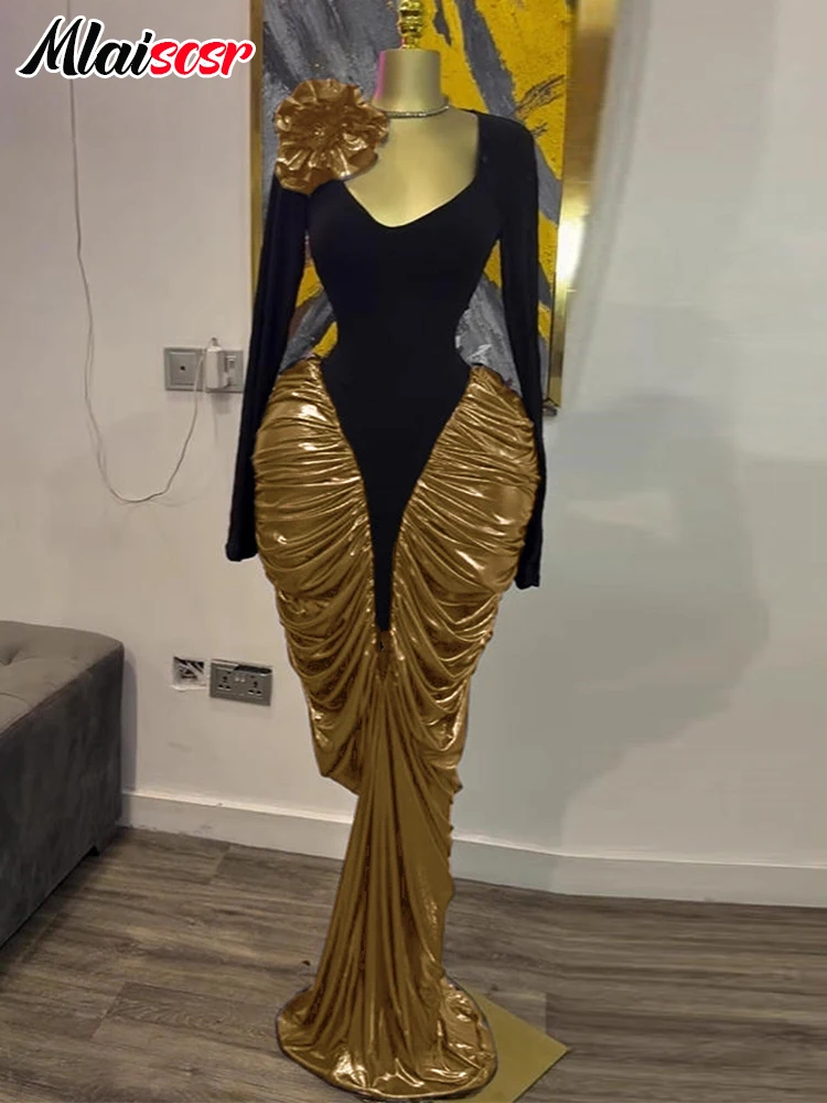 Mlaiscsr Сексуальные вечерние платья для отпуска с 3D цветочным принтом, женское платье макси с v-образным вырезом и длинными рукавами в стиле пэчворк, с рюшами, африканское вечернее платье
Mlaiscsr Сексуальные вечерние платья для отпуска с 3D цветочным принтом, женское платье макси с v-образным вырезом и длинными рукавами в стиле пэчворк, с рюшами, африканское вечернее платье