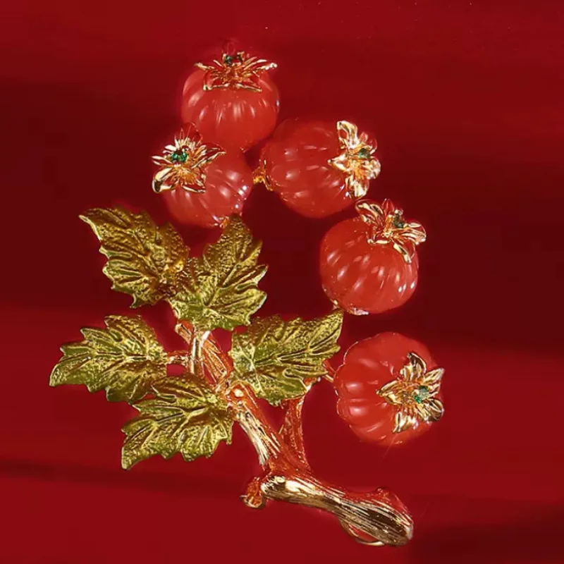 Natural Hotan jade red persimmon broches for women Ruyi exquisite luxury brooch pin Hanfu Chinese style jewelry accessories
Natural Hotan jade red persimmon broches for women Ruyi exquisite luxury brooch pin Hanfu Chinese style jewelry accessories