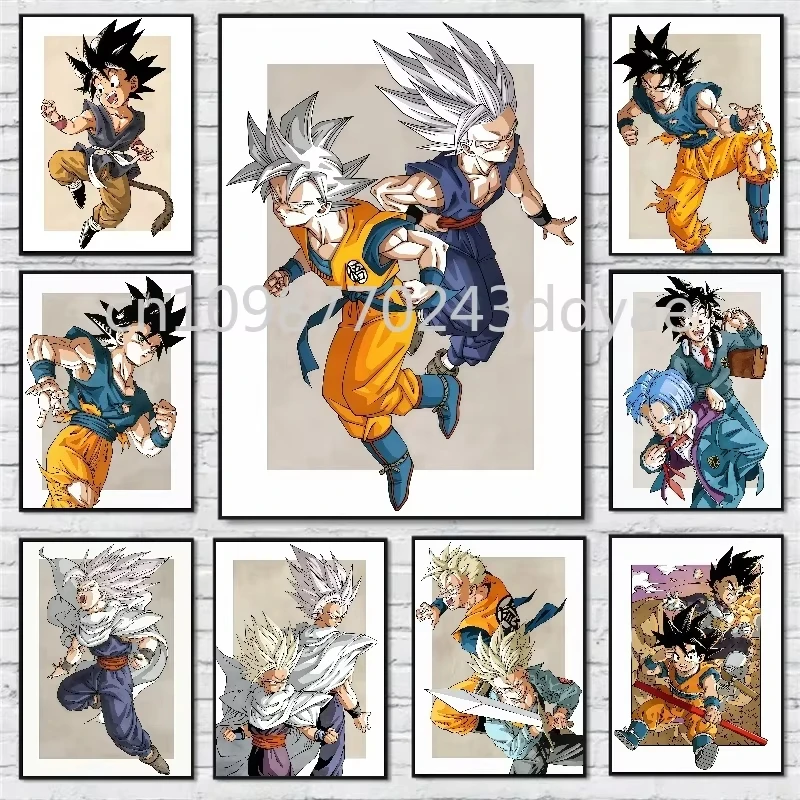 Anime Super Saiyan Dragon Ball Goku Vegeta Poster Printing Canvas Home Children's Room Wall Art Deco Painting Children's Gifts
Anime Super Saiyan Dragon Ball Goku Vegeta Poster Printing Canvas Home Children's Room Wall Art Deco Painting Children's Gifts
