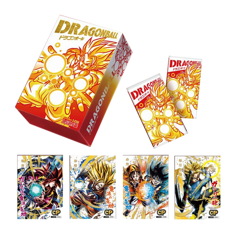 Original Anime Dragon Ball Collection Cards Booster Box Series SSP SP CP Cards Playing Game Board Toys For Family Children Gifts
Original Anime Dragon Ball Collection Cards Booster Box Series SSP SP CP Cards Playing Game Board Toys For Family Children Gifts