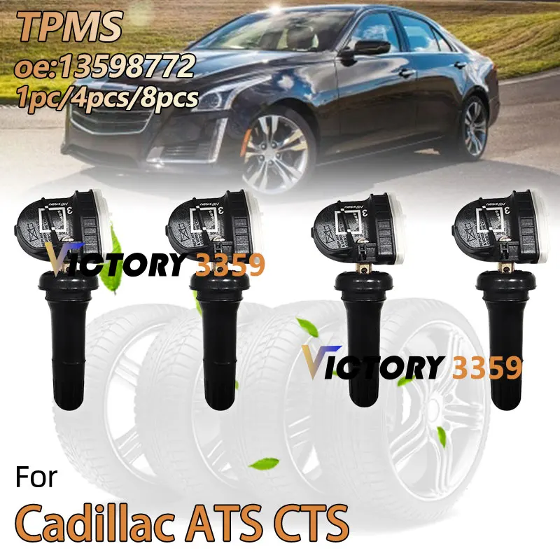 1/4/8 шт. датчики TPMS для Cadillac ATS 2014-2019 CTS 2013-2020 аксессуары автомобильный датчик давления в шинах инструменты 13598772 13540601
1/4/8 шт. датчики TPMS для Cadillac ATS 2014-2019 CTS 2013-2020 аксессуары автомобильный датчик давления в шинах инструменты 13598772 13540601