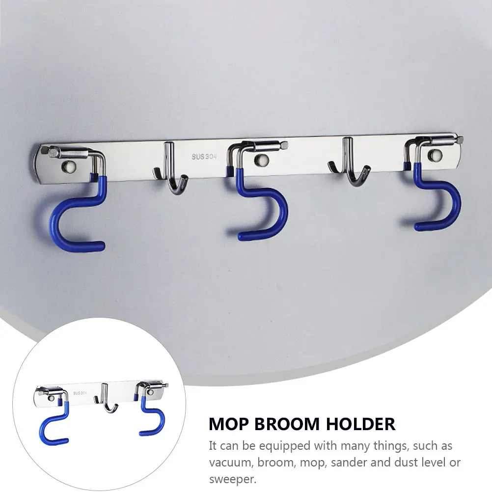1Pcs Premium Stainless Steel Mop Holder Wall Hanging Broom Gripper with Strong Grip for Vacuum Broom Mop Sander Dust Sweeper
1Pcs Premium Stainless Steel Mop Holder Wall Hanging Broom Gripper with Strong Grip for Vacuum Broom Mop Sander Dust Sweeper