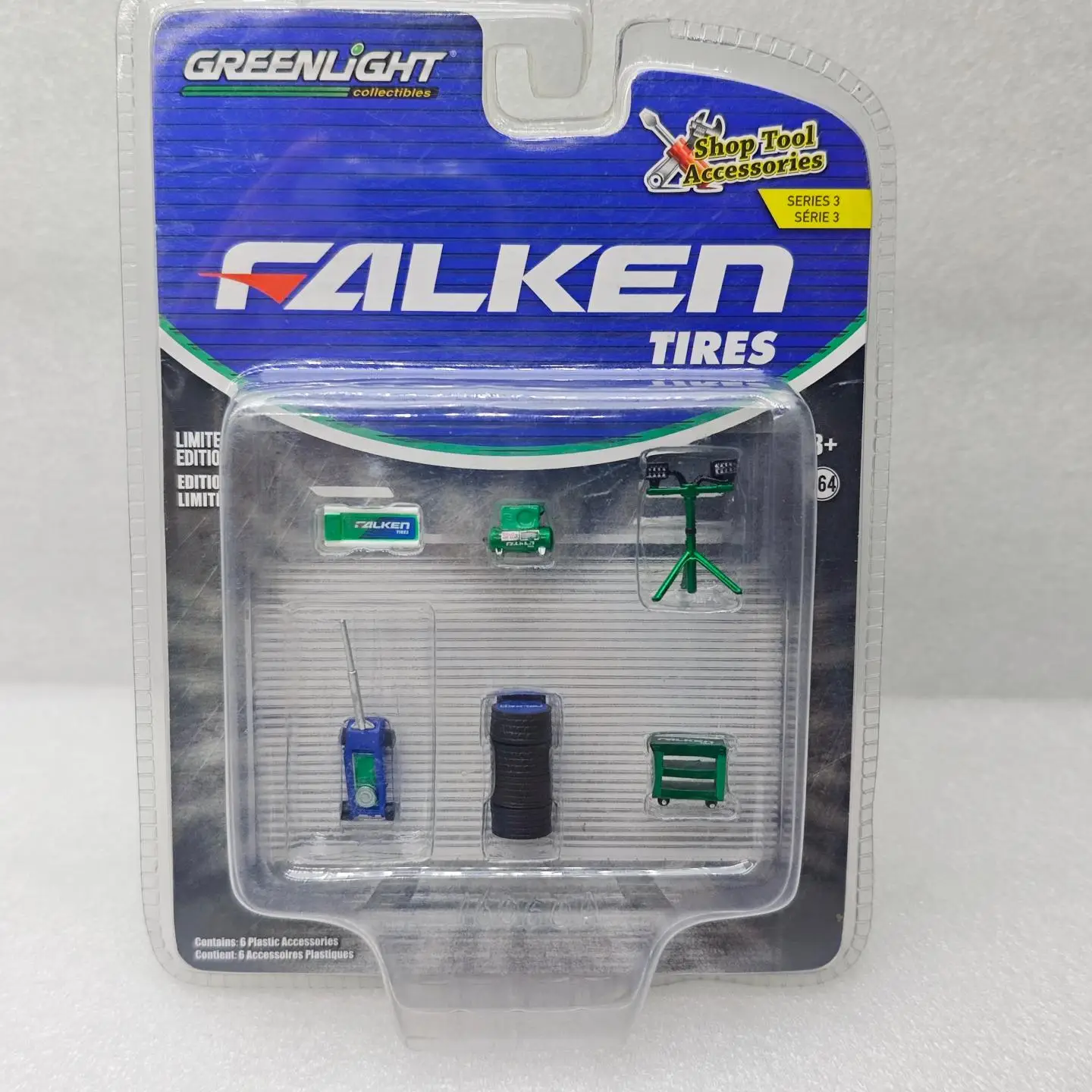 GreenLight 1:64 Shopping Tools Series 3 - Falken Workshop Tools, Green Machine Diecast Alloy Car Model Collectible
GreenLight 1:64 Shopping Tools Series 3 - Falken Workshop Tools, Green Machine Diecast Alloy Car Model Collectible