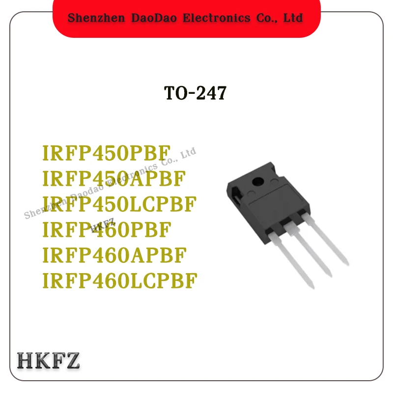 IRFP450PBF IRFP450 IRFP450A IRFP450LC IRFP460 IRFP460A IRFP460LC TO-247 New original MOSFET FET
IRFP450PBF IRFP450 IRFP450A IRFP450LC IRFP460 IRFP460A IRFP460LC TO-247 New original MOSFET FET