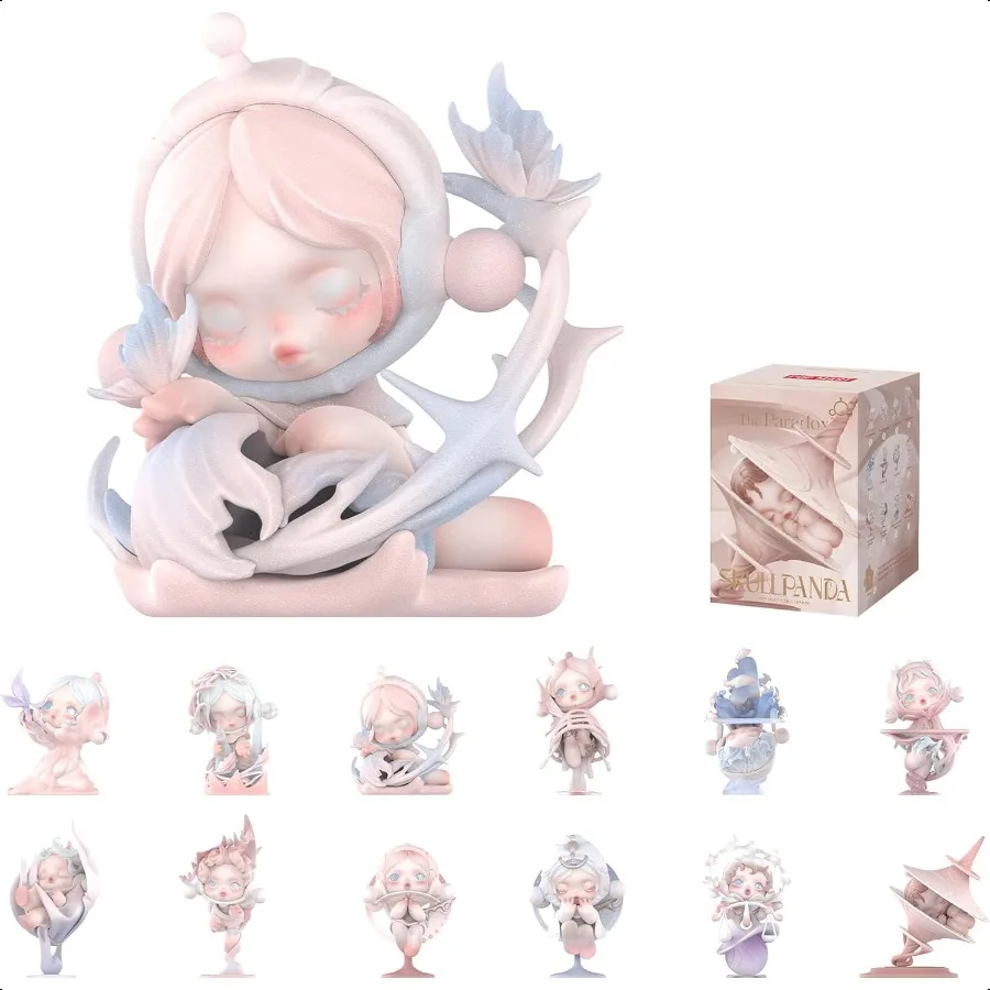 SKULLPANDA серия Paradox, фигурки слепых коробок, случайный дизайн, экшн-фигурки, коллекционные игрушки, украшения для дома, праздник, день рождения
SKULLPANDA серия Paradox, фигурки слепых коробок, случайный дизайн, экшн-фигурки, коллекционные игрушки, украшения для дома, праздник, день рождения