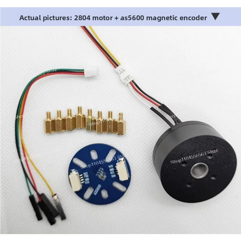 2804 DC brushless motor magnetic encoder AS5600/MT6701 driver board FOC hollow shaft pan/tilt
2804 DC brushless motor magnetic encoder AS5600/MT6701 driver board FOC hollow shaft pan/tilt