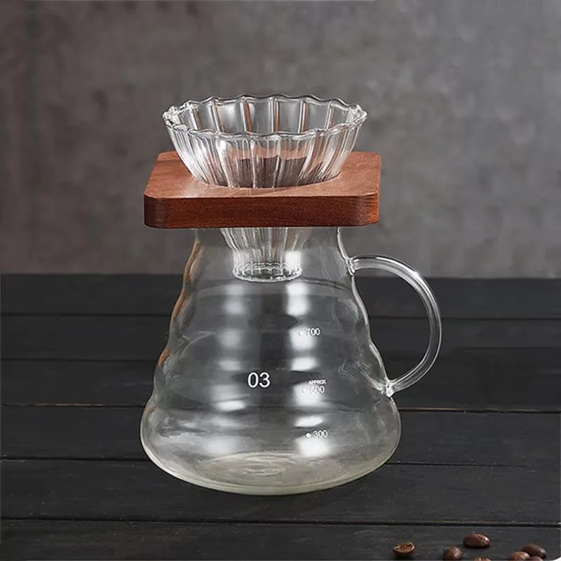 1 Set Coffee Filter Wood Dripper Filter Holder with Glass Coffee Sharing Pot Funnel Drip Holder Cafe Coffee Funnel Set
1 Set Coffee Filter Wood Dripper Filter Holder with Glass Coffee Sharing Pot Funnel Drip Holder Cafe Coffee Funnel Set