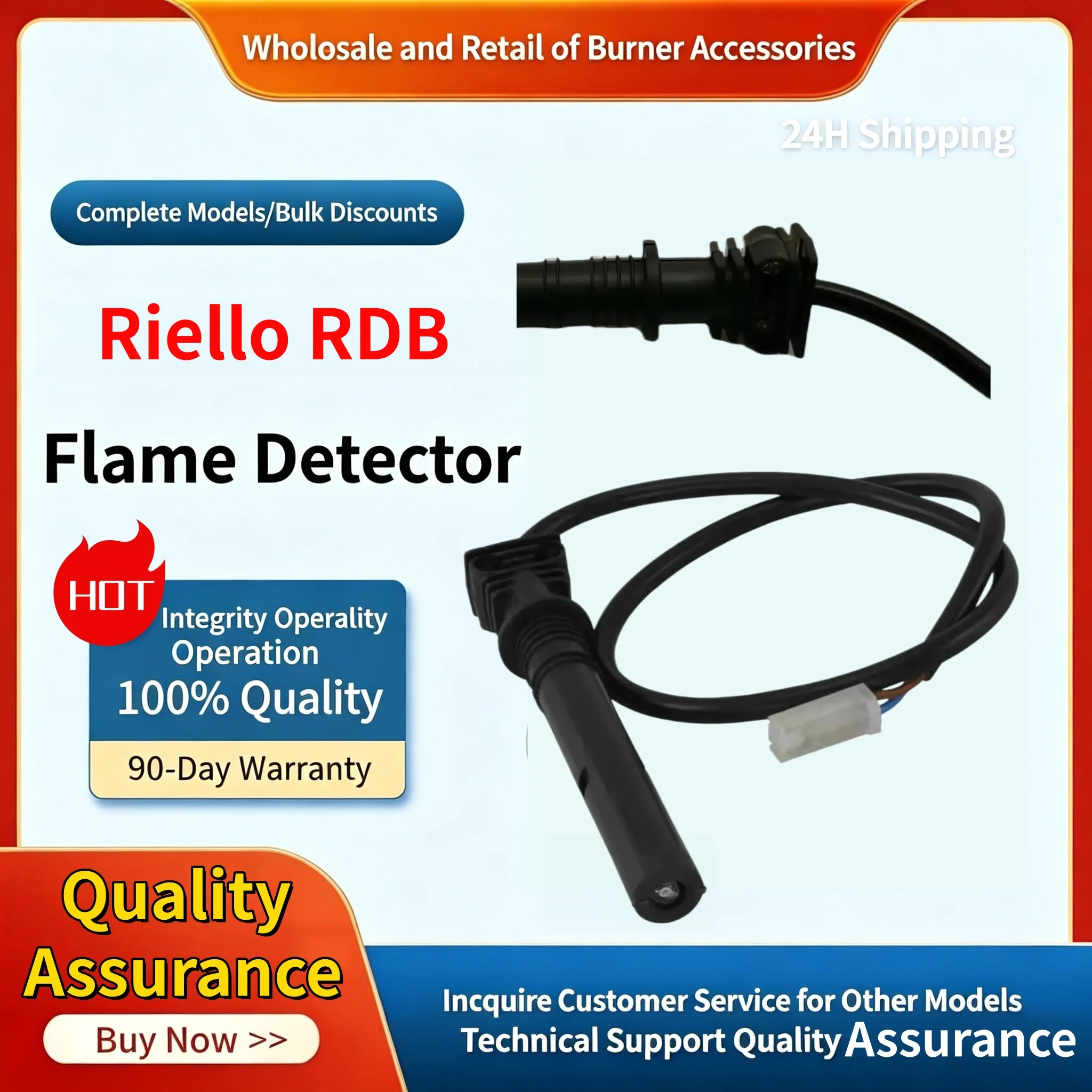Universal High Photosensitive Flame Detector Optical Photocell Eye For RDB Series Oil Burner System, 24h Fast Shipping
Universal High Photosensitive Flame Detector Optical Photocell Eye For RDB Series Oil Burner System, 24h Fast Shipping