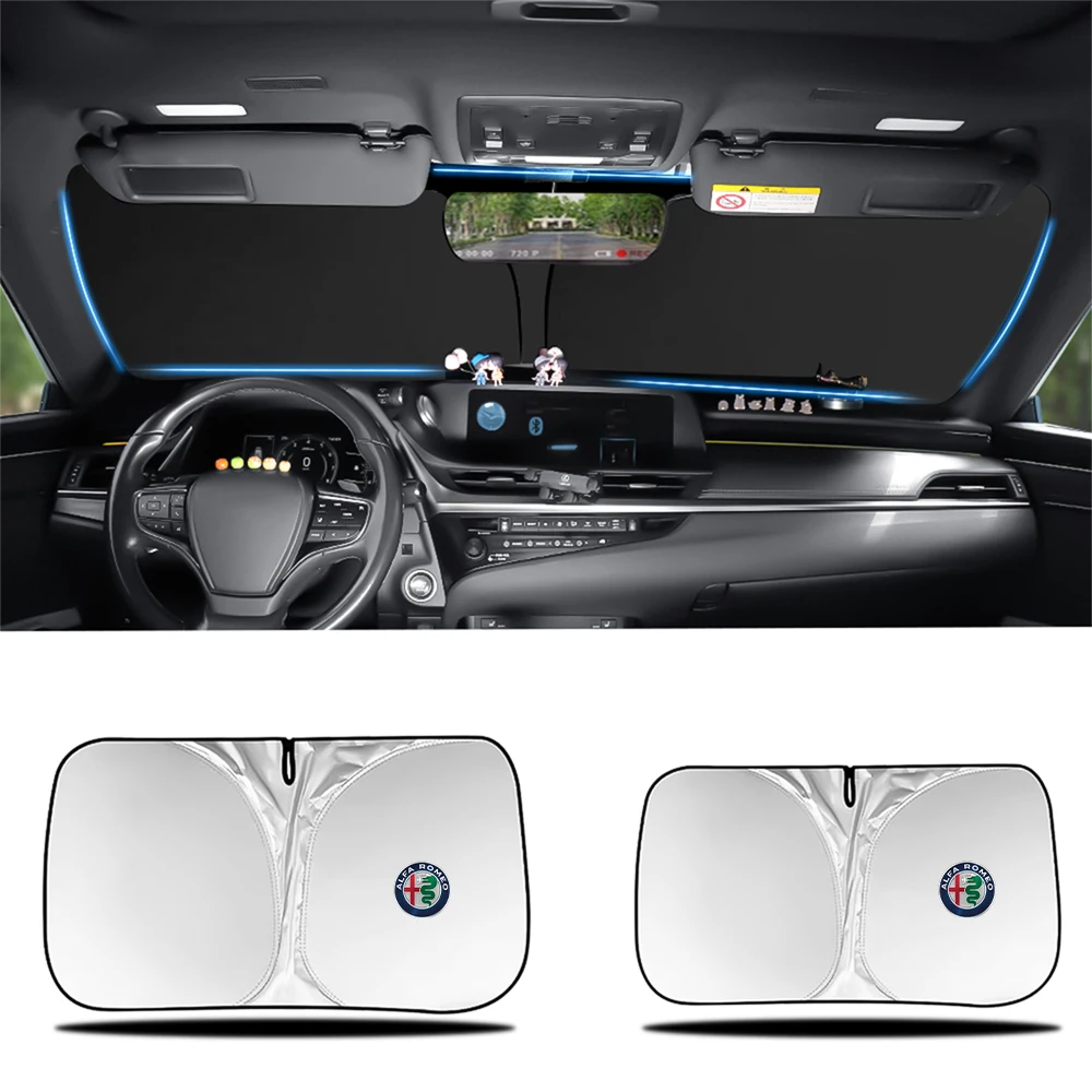 Car Windshield Snow Sun Shade Waterproof Protector Front Windscreen Cover Dual-purpose For Alfa Romeo Giulia Stelvio GT
Car Windshield Snow Sun Shade Waterproof Protector Front Windscreen Cover Dual-purpose For Alfa Romeo Giulia Stelvio GT