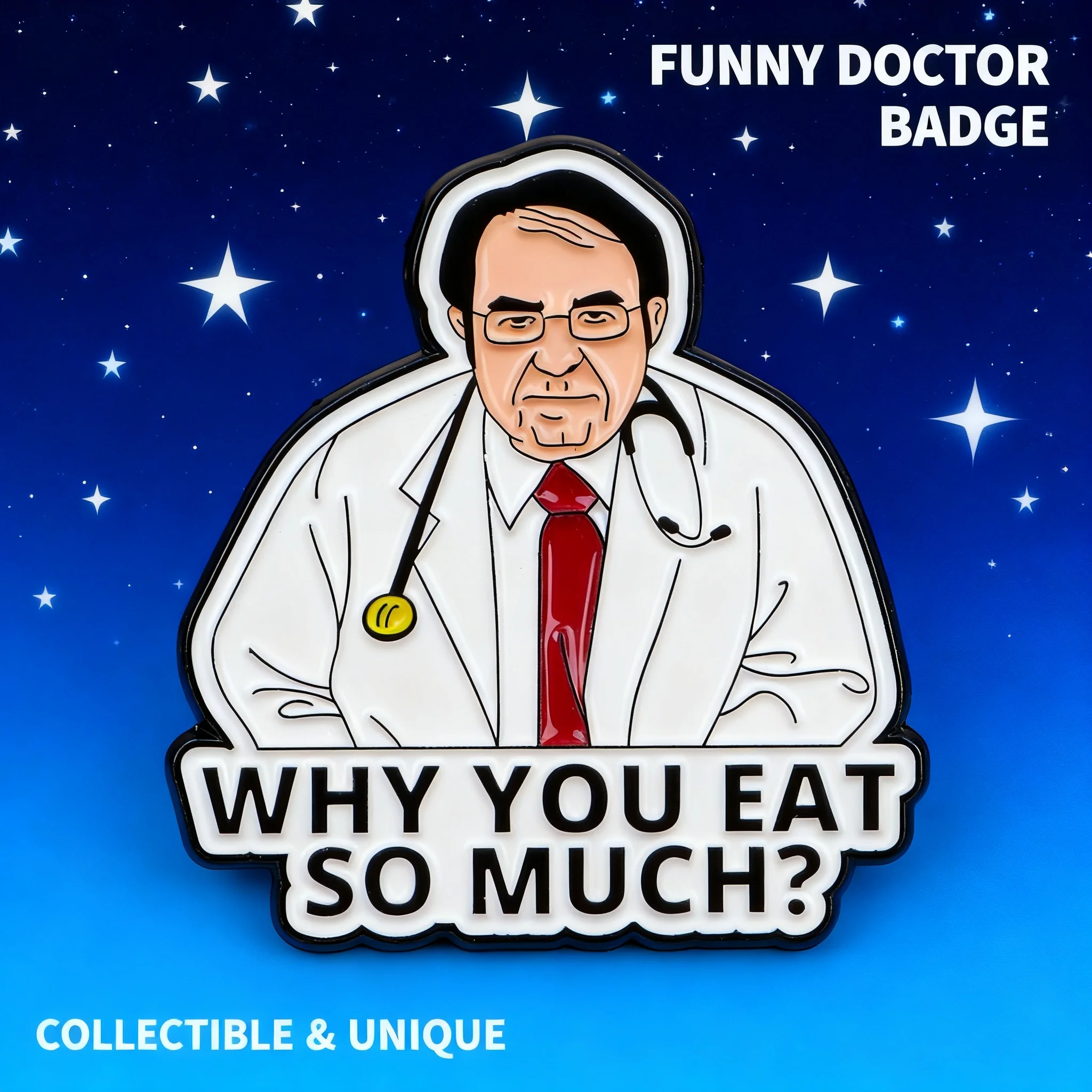Doctor Quote Enamel Pin Healthy Diet Badges Funny Brooches for Backpack Lapel Pins Cosplay Accessories Gifts for Women Men Kids
Doctor Quote Enamel Pin Healthy Diet Badges Funny Brooches for Backpack Lapel Pins Cosplay Accessories Gifts for Women Men Kids