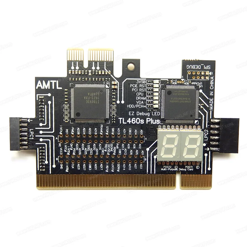 TL460S PLUS Universal PC PCI PCI-E miniPCI-E LPC motherboard Diagnostic Test Analyzer Post Test Debug Cards
TL460S PLUS Universal PC PCI PCI-E miniPCI-E LPC motherboard Diagnostic Test Analyzer Post Test Debug Cards