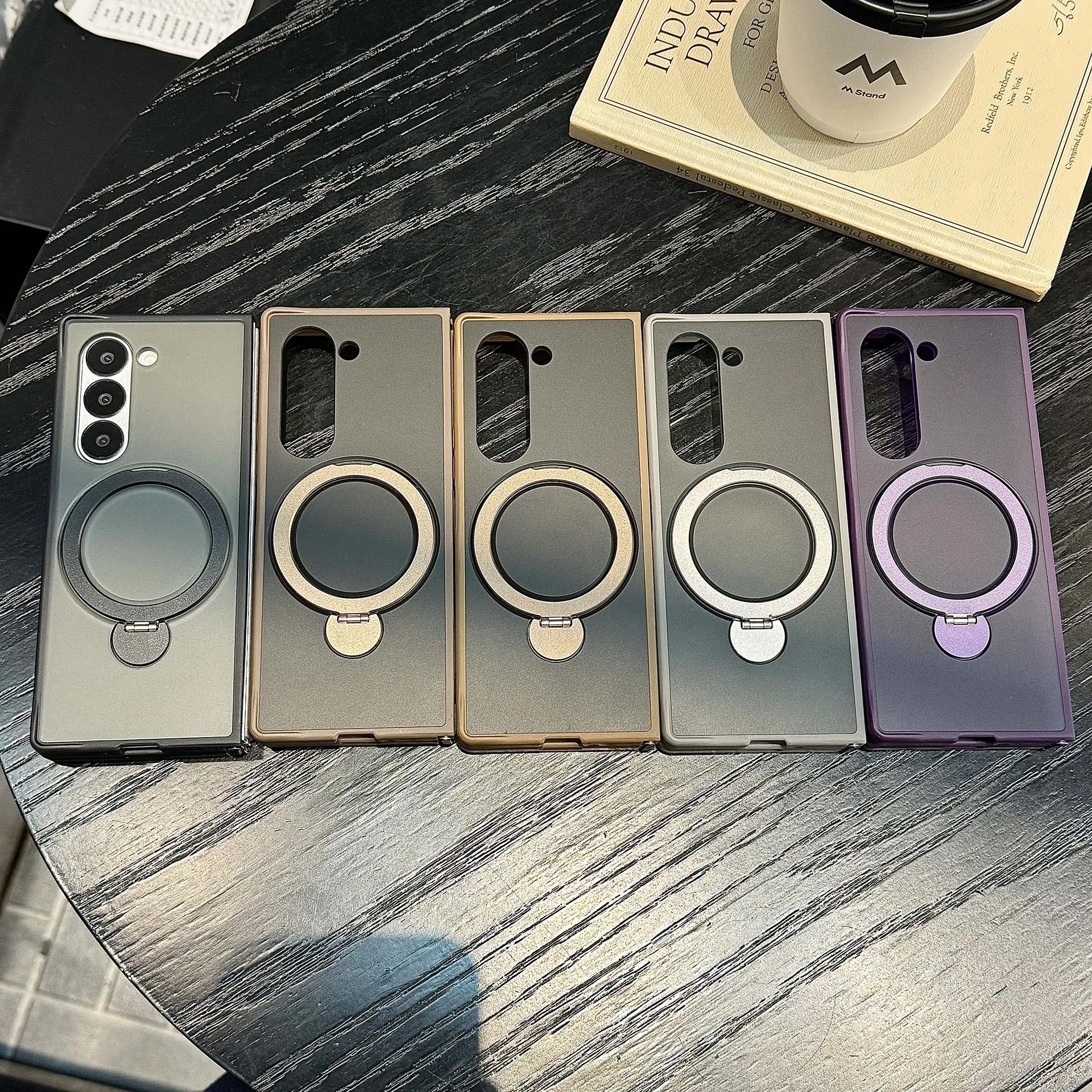 Для Samsung Galaxy Z Fold 4 5 6, роскошный кожаный магнитный поворотный держатель, чехол-подставка для телефона
Для Samsung Galaxy Z Fold 4 5 6, роскошный кожаный магнитный поворотный держатель, чехол-подставка для телефона