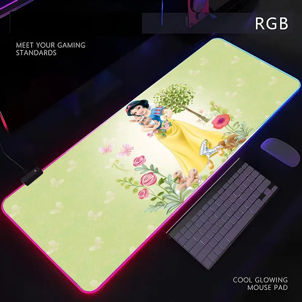 S-Snow White and the Seven Dwarfs Mouse Pad RGB Mousepad Xxl Gaming Accessories Large LED Mouse Pad Luminous Keyboard Desk Prote
S-Snow White and the Seven Dwarfs Mouse Pad RGB Mousepad Xxl Gaming Accessories Large LED Mouse Pad Luminous Keyboard Desk Prote