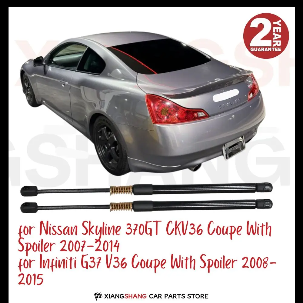 2 шт. задних амортизаторов с пружиной для Nissan Skyline 370GT CKV36 Coupe с спойлером 2007-2014, опора для подъема багажника
2 шт. задних амортизаторов с пружиной для Nissan Skyline 370GT CKV36 Coupe с спойлером 2007-2014, опора для подъема багажника