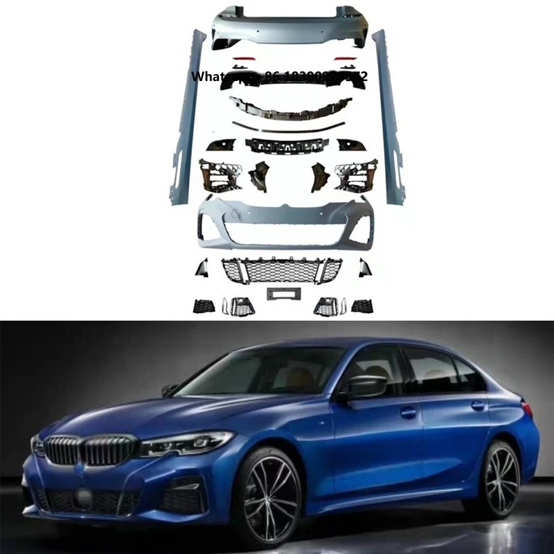 3 Series G20 Upgrade MT Body Kit Car Bumper Side Skirt Rear Diffuser Rear Bumper PP Material Full Set Body Parts for 2020 Year
3 Series G20 Upgrade MT Body Kit Car Bumper Side Skirt Rear Diffuser Rear Bumper PP Material Full Set Body Parts for 2020 Year