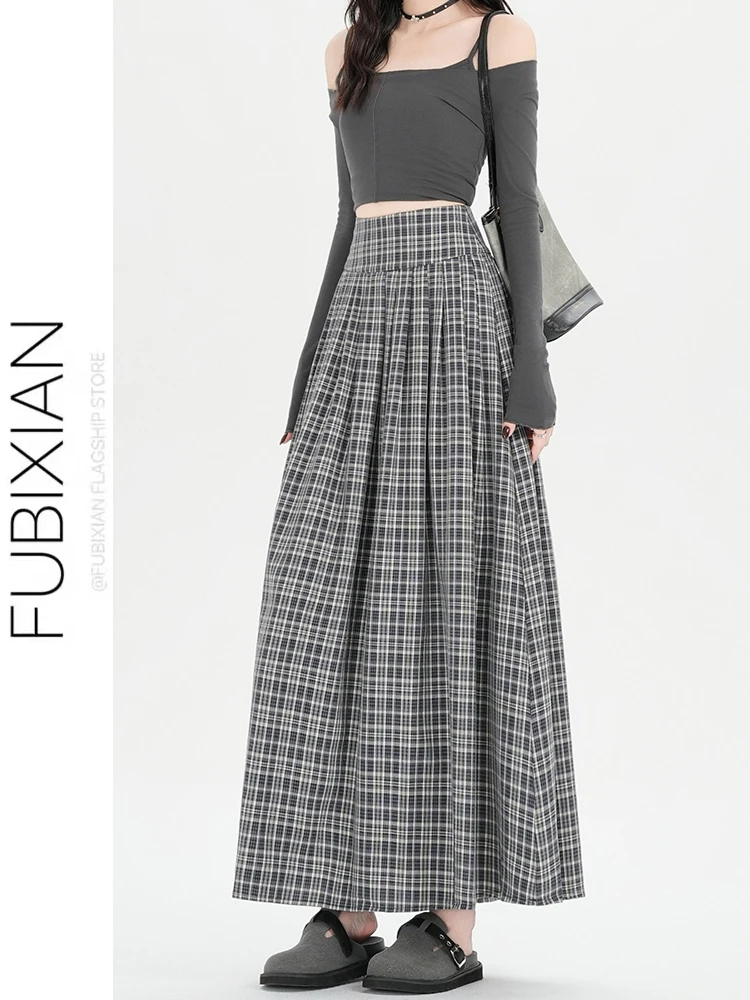 Корейская студенческая юбка-миди в клетку с завышенной талией, А-силуэт, женская, осенне-зимняя, стройнящая, универсальная, плиссированная, расклешенная юбка-солнце
Корейская студенческая юбка-миди в клетку с завышенной талией, А-силуэт, женская, осенне-зимняя, стройнящая, универсальная, плиссированная, расклешенная юбка-солнце