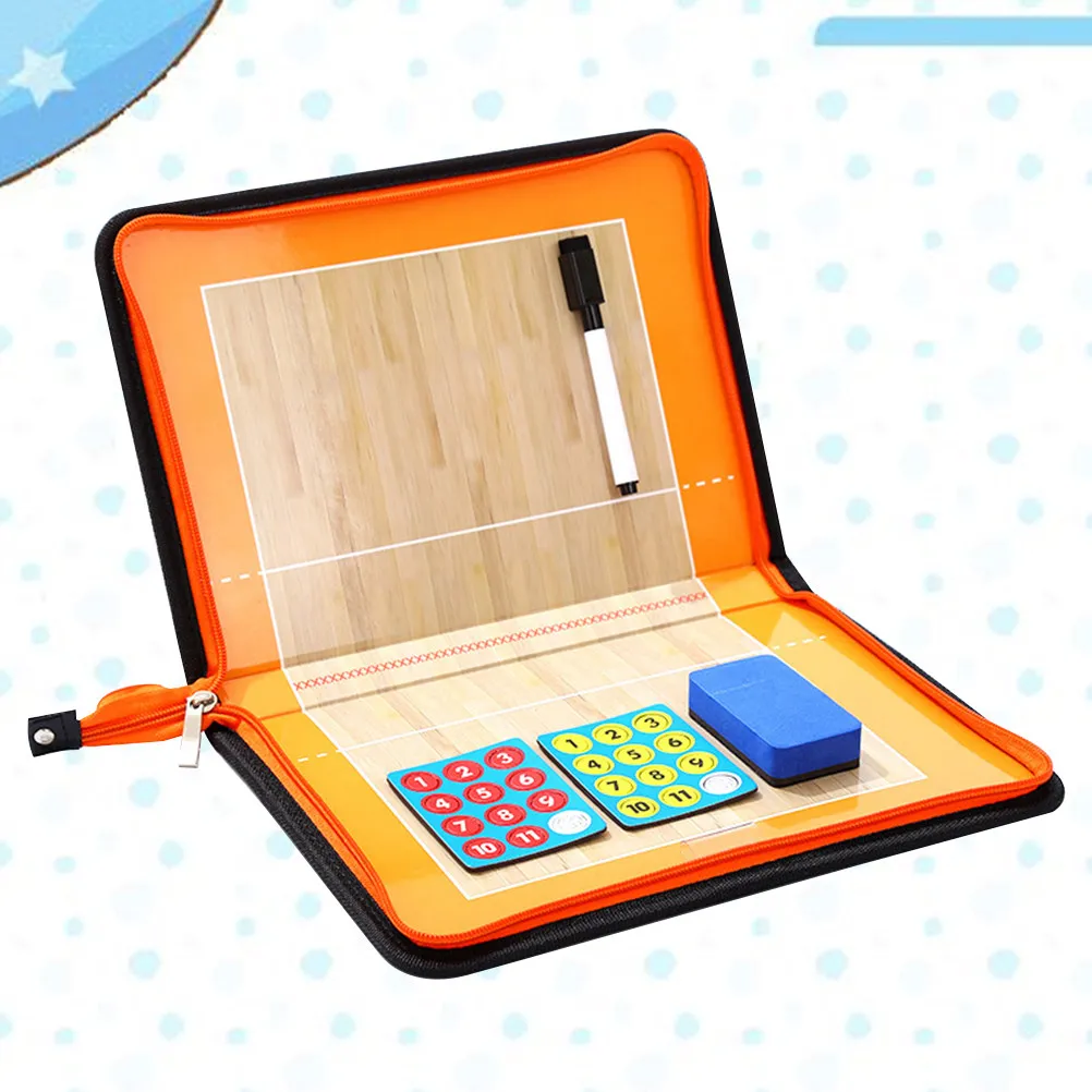 1Set Zipper Volleyball Coaching Board Folding PU Case Portable Dry Erase Clipboard with Markers for Timeout Strategy
1Set Zipper Volleyball Coaching Board Folding PU Case Portable Dry Erase Clipboard with Markers for Timeout Strategy