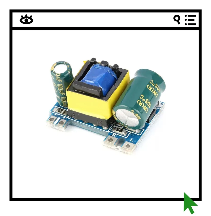 2PCS 12V300mA (3.5W) Isolation Switch Power Module AC-DC/220V to 12V
2PCS 12V300mA (3.5W) Isolation Switch Power Module AC-DC/220V to 12V