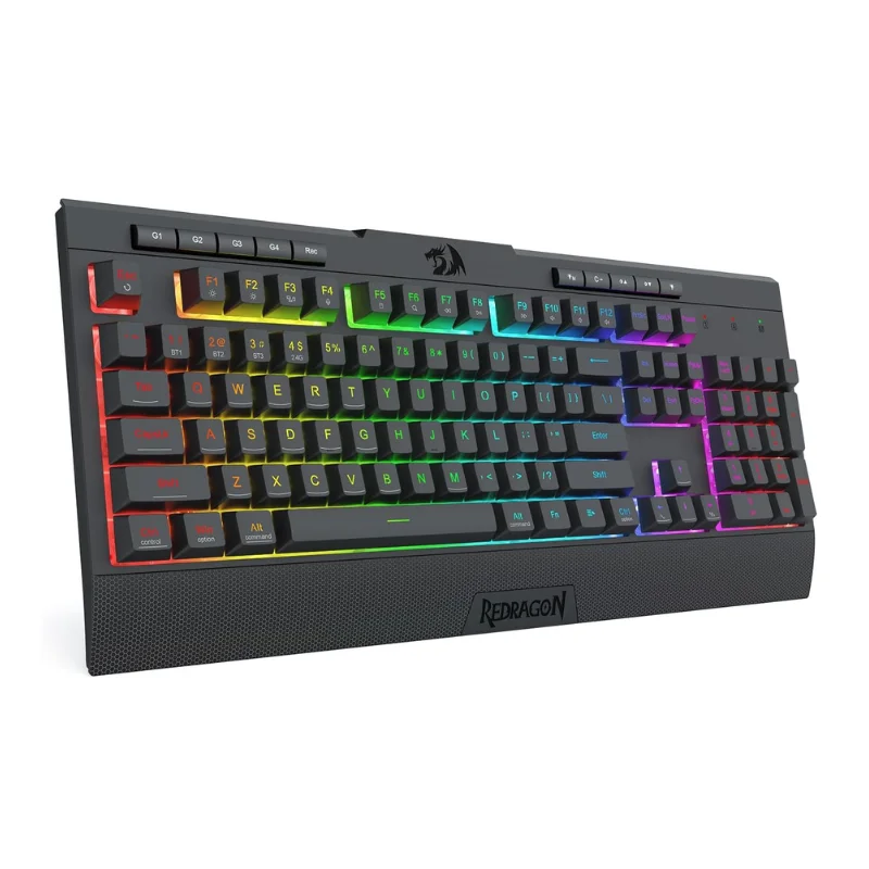 Игровая клавиатура Redragon K525 PRO RGB с 3 режимами подключения, беспроводная, мембранная, с мультимедийными клавишами и линейными механическими переключателями
Игровая клавиатура Redragon K525 PRO RGB с 3 режимами подключения, беспроводная, мембранная, с мультимедийными клавишами и линейными механическими переключателями