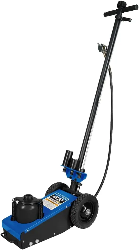 63197 22 Ton Automotive Air Truck Jack for Garages, Repair Shops, and DIY, 44,000 lbs. Capacity, Hydraulic Lift Range 8.67"- 13.
63197 22 Ton Automotive Air Truck Jack for Garages, Repair Shops, and DIY, 44,000 lbs. Capacity, Hydraulic Lift Range 8.67"- 13.
